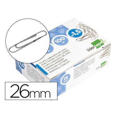 10un CLIPS NIQUELADOS PRESTO - Nº 2 - 26 MM.