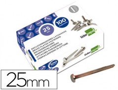 ATACHES ENCADERNACAO LIDERPAPEL, CAIXA DE 100, N. 5, 25 MM