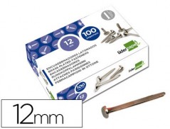 ATACHES ENCADERNACAO LIDERPAPEL, CAIXA DE 100, N. 0, 11 MM