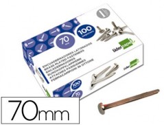 ATACHES ENCADERNACAO LIDERPAPEL, CAIXA DE 100, N. 12, 70 MM