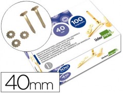 ATACHES ENCADERNACAO LIDERPAPEL, COM ARO, CAIXA DE 100, 40 M