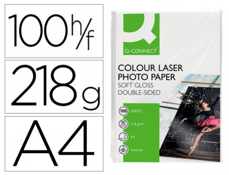 PAPEL FOTOGRAFIA GLOSS, CAIXA 100 FLS, 218 GRS