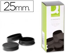 IMAN DE SINALIZACAO Q-CONNECT 2,5CM PRETO