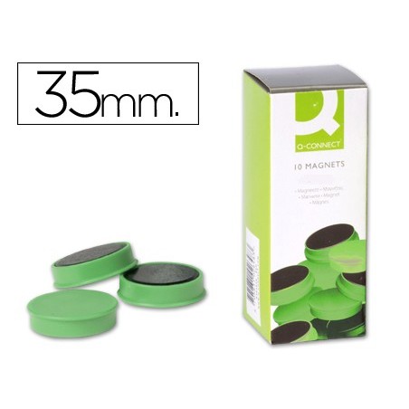 IMAN DE SINALIZACAO Q-CONNECT 3,5CM VERDE