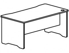 MESA ESCRITORIO ROCADA SERIE WORK 1800 X 840 MM ACABAMENTO F