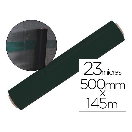 FILME EM BOBINE PRETO 500MMX250MT