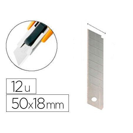 RECARGA PARA X-ACTO Q-CONNECT 0.5 X 18 MM