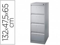 FICHERO CAJONES DE SUELO METALICO DE 4 CAJONES 132CM ALTO,65