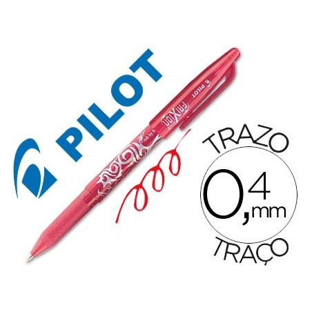 12un MARCADOR PILOT FRIXION VERMELHO