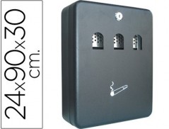 CINZEIRO METALICO Q-CONNECT DE PAREDE 300 X 240 X 90 MM