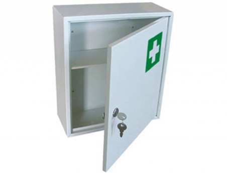 CAIXA DE PRIMEIROS SOCORROS Q-CONNECT METALICA 360X316X100