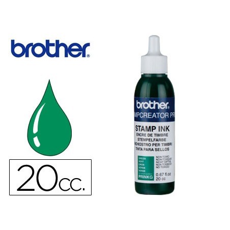 TINTA PARA REENTINTADO VERDE 20 CC PARA CARIMBOS AUTOMATICOS