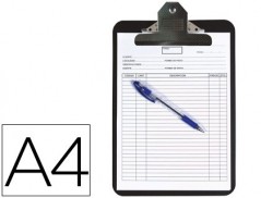 PORTA-NOTAS Q-CONNECT A4 EM POLIPROPILENO, PRETO