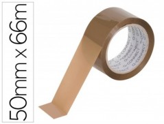 6un FITA ADESIVA Q-CONNECT POLIPROPILENO HAVANA 66 MT X 50 M