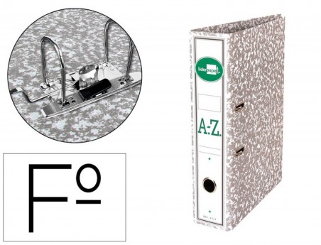 PASTA DE ARQUIVO DE ALAVANCA LIDERPAPEL FOLIO CLASSIC GREY C