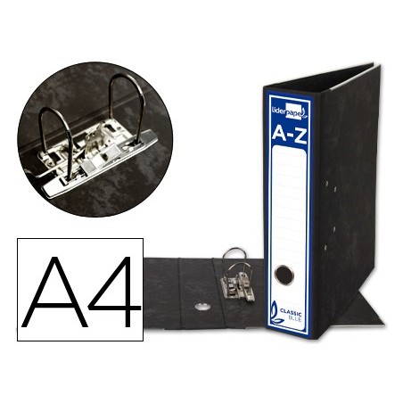 PASTA ARQUIVO LIDERPAPEL CLASSIC BLUE CARTAO FORRADO DIN-A4