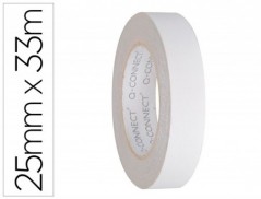 6un FITA ADESIVA Q-CONNECT DUPLA  FACE 33 MT X 25 MM