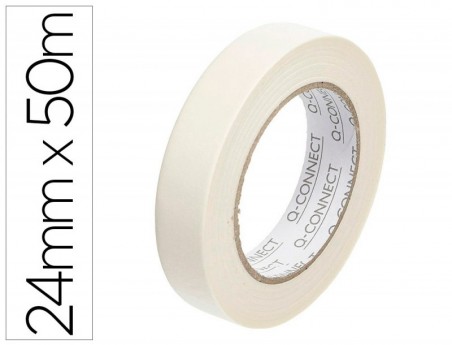 12un FITA ADESIVA Q-CONNECT PARA PINTAR 50 MT X 24 MM