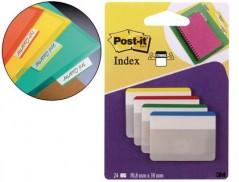 BANDAS SEPARADORAS RIGIDAS DA POST-IT, MEDIAS 50,8X38 MM