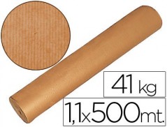 PAPEL KRAFT CASTANHO 1,10 MT X500 MTS, 41 KGS,