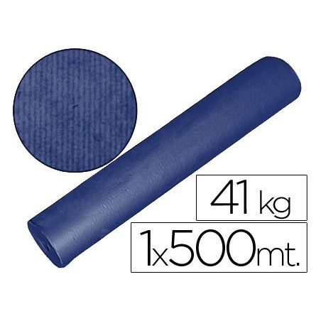 PAPEL KRAFT AZUL 1,00 MT X 500 MTS 41 KILOS ESPECIAL PARA EM