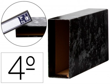 CAIXA PARA PASTA ARQUIVO LIDERPAPEL CARTAO FORRADO QUARTO AO