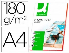 PAPEL FOTO GLOSSY INK-JET, A4 - 180 GRS, CAIXA DE 50 FOLHAS