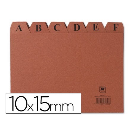 INDICES PARA FICHEIRO CARTAO, 100 X 150 MM