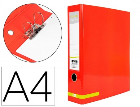 PASTA DE ARQUIVO LIDERPAPEL COLOR SYSTEM CARTAO FORRADO A4 S