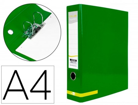 PASTA DE ARQUIVO LIDERPAPEL COLOR SYSTEM CARTAO FORRADO A4