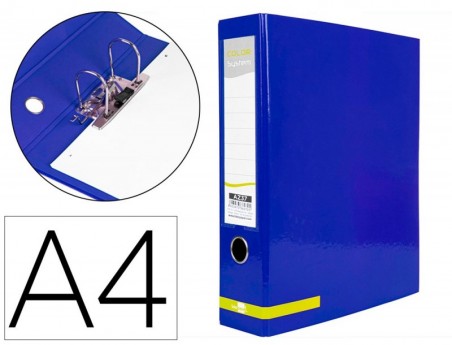 PASTA DE ARQUIVO LIDERPAPEL COLOR SYSTEM CARTAO FORRADO A4 S