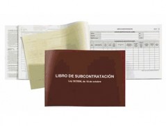 LIBRO SUBCONTRATACION GALLEGO MIQUELRIUS FOLIO NATURAL JUEGO