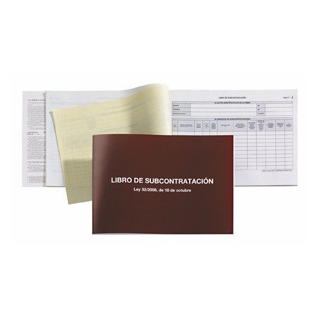 LIBRO SUBCONTRATACION GALLEGO MIQUELRIUS FOLIO NATURAL JUEGO