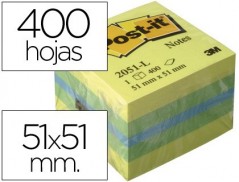 BLOCO DE NOTAS ADESIVAS POST-IT TIRA E POE POST-IT 51X51 MM