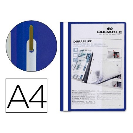 CAPA DURAPLUS A4 COM FASTENER AZUL 2579-06