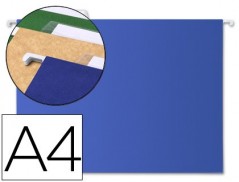 10un CAPAS DE SUSPENSAO LIDERPAPEL A4 KRAFT AZUL