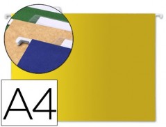 10un CAPAS DE SUSPENSAO LIDERPAPEL A4 KRAFT AMARELO