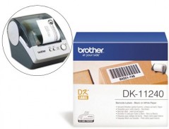 ETIQUETAS PRE-CORTADAS BROTHER DK11240 BRANCA 102 MM X 51 MM