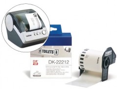 ETIQUETA BROTHER DK22212 FITA PLASTICA CONTINUA ADESIVA BRAN