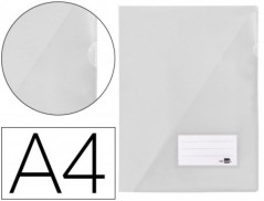10un BOLSA DOSSIER LIDERPAPEL A4 POLIPROPILENO TRANSPARENTE