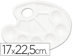 PALETA DE PLASTICO LIDERCOLOR COM 10 COMPARTIMENTOS