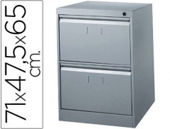 FICHEIRO METALICO PARA CAPAS DE SUSPENSAO COM 2 GAVETAS ANTI