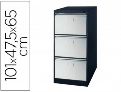 FICHEIRO METALICO PARA CAPAS DE SUSPENSAO COM 3 GAVETAS ANTI