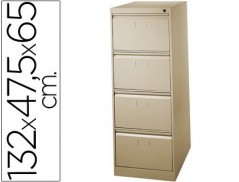 FICHEIRO METALICO PARA CAPAS DE SUSPENSAO COM 4 GAVETAS ANTI