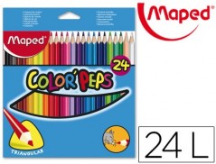 LAPIS DE CORES MAPED 183224 TRIANGULARES C/ DE 24