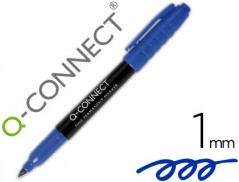 10un MARCADOR Q-CONNECT PARA CD/DVD PONTA FIBRA PERMANENTE A