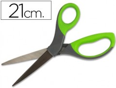 TESOURA Q-CONNECT MANGO CAUCHO 8" 21 CM BLISTER