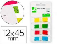 BANDAS SEPARADORAS SEPARADORAS Q-CONNECT DISPENSADOR 4 CORES