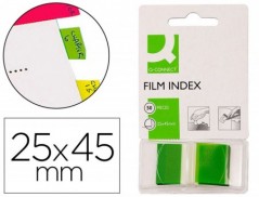 BANDAS SEPARADORAS SEPARADORAS Q-CONNECT VERDES DISPENSADOR