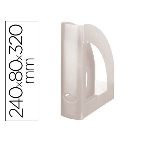 CAIXA ARQUIVO LIDERPAPEL PLASTICO TRANSPARENTE